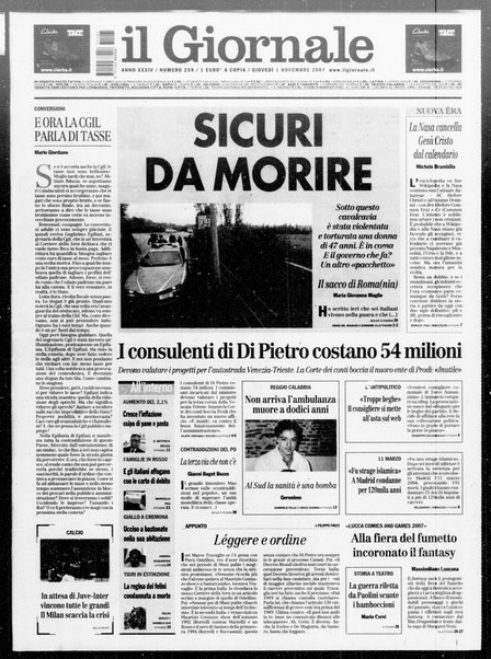 Il giornale : quotidiano del mattino